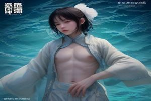 漫画志资深编辑林笔酱手持画笔在工作台前，旁边摆放多本comic漫画原版画册，她正在对照原作做漫评注记，表情专注而愉快